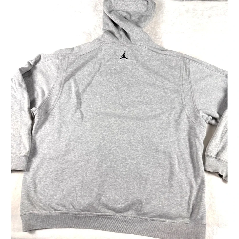 Air Jordan Men's XL Pullover Hoodie Heather Grey Fleece Heavyweight